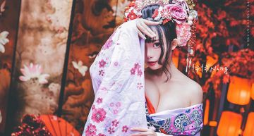 超兇模特出寫真!佞佞「首次大尺度」火辣突破 詮釋浮世花魁之美!