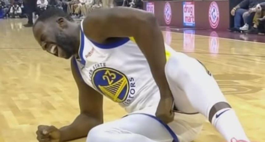 NBA／綠師傅也有這一天！Draymond Green遭對手重擊下體　騎士隊自2016年後首度戰勝勇士