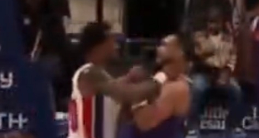 NBA／熱身賽就爆發「掐脖子」的打架大場面！Brooks、Collins 各吞下一張技術犯規