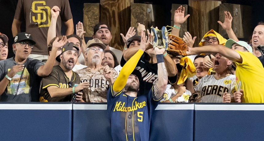 MLB／馬掐豆追平轟遭美技接殺！釀酒人 3：1 獲勝淘汰教士晉級國聯冠軍賽