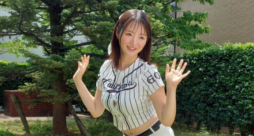 日本片商推出「曾在韓國職棒擔任啦啦隊」超強新星女優尹秀雅！首作就體驗三人行引起熱議