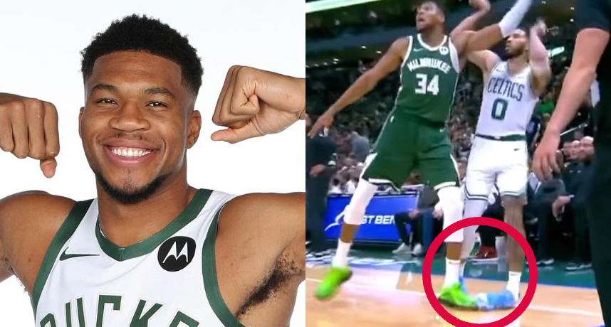 NBA／江湖殺招「希臘神墊」再現！字母哥埋地雷令 Jayson Tatum 翻船引球迷砲轟