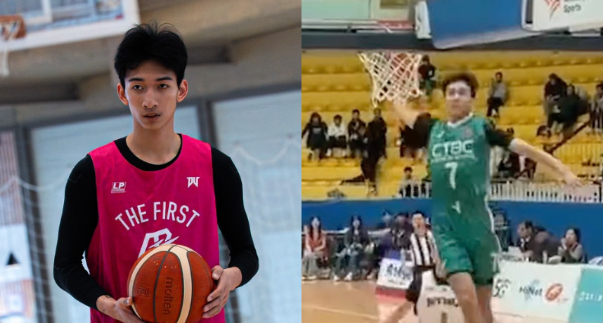 「新台灣飛人」中信金融學院張俊生在UBA上演滑翔暴扣！這飛翔距離讓球迷驚嘆：職業的都沒有這麼飛！