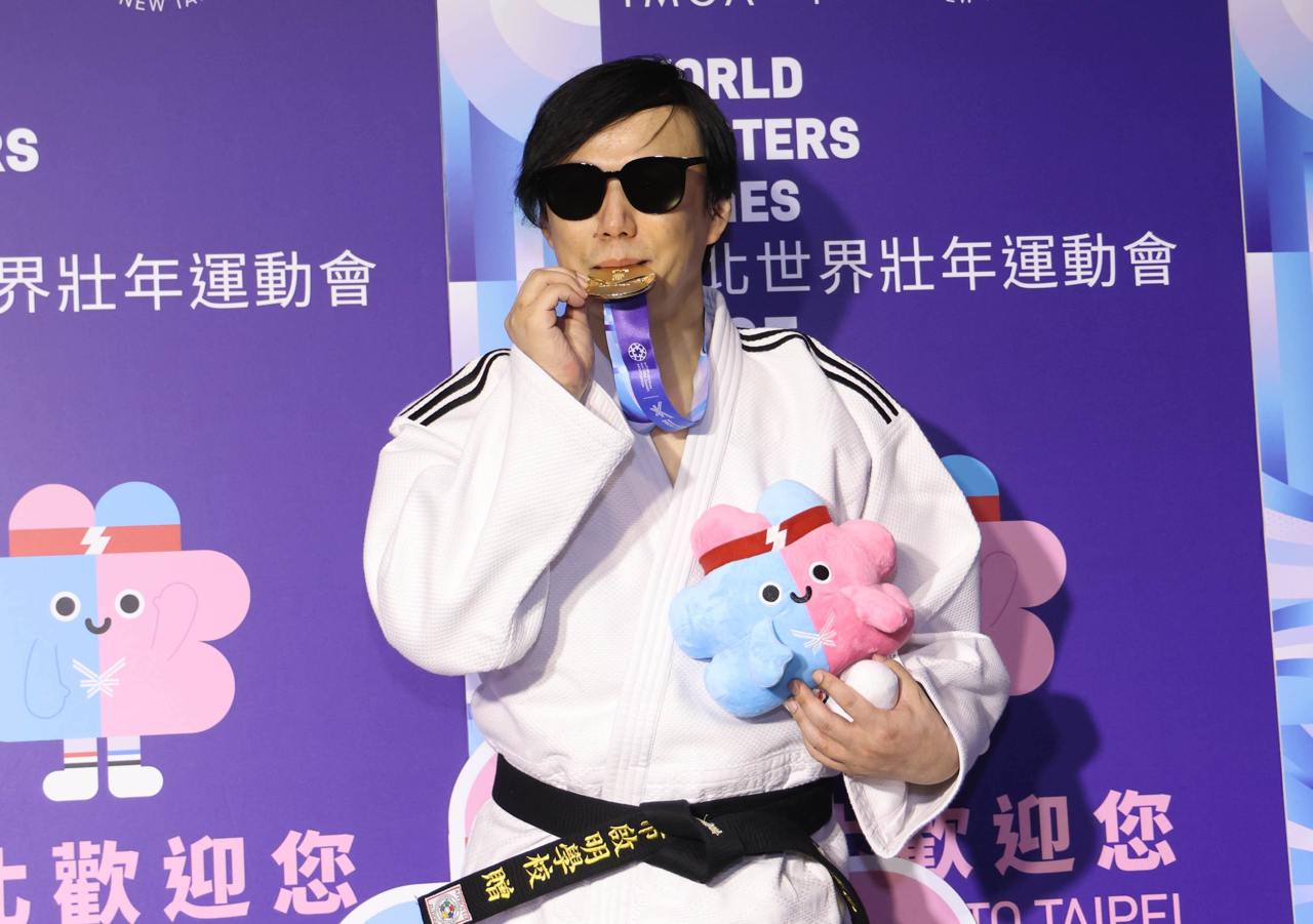 雙北世壯運/僅花50秒直落二奪下勝利!蕭煌奇二連勝奪下帕拉柔道金牌