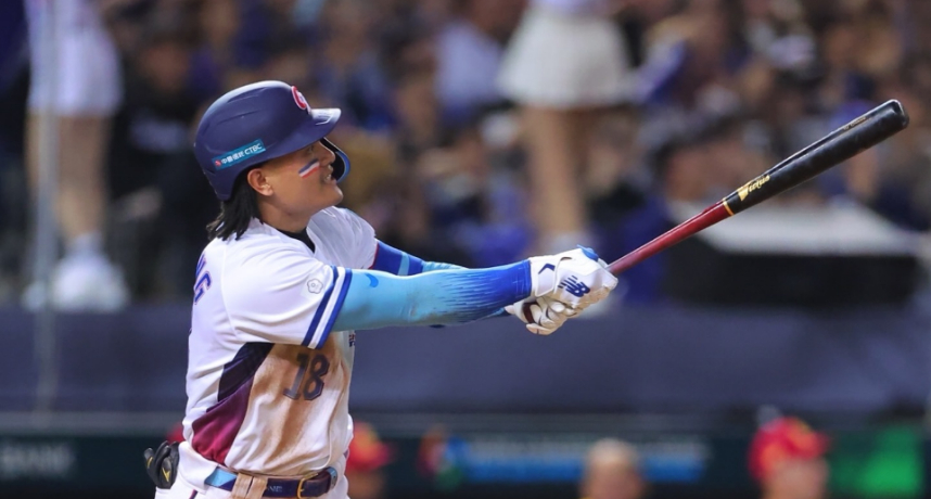 WBC／「國防部長」張育成上線！敲中外野方向大號全壘打助中華隊5：3擊敗富邦悍將