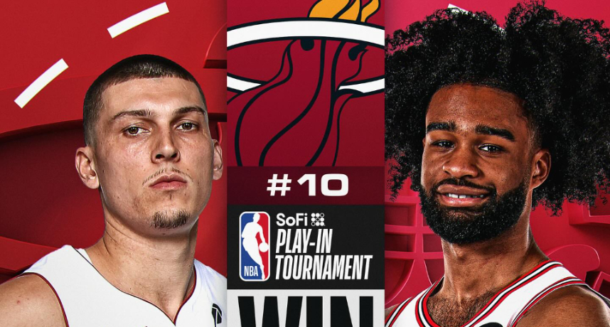 NBA／邁阿密熱火隊再度上演以下剋上！附加賽109：90擊敗公牛接下來將與老鷹爭奪東區第八種子門票