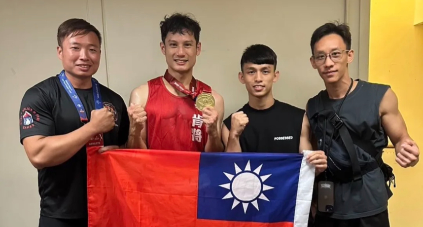 五星旗搖得太早了！陳鵬畯拳擊賽教訓賽前囂張慶祝的中國對手畫面瘋傳