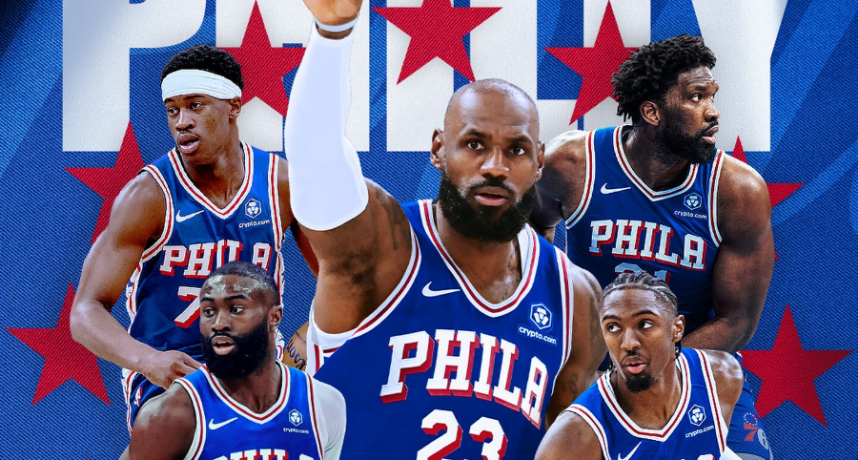 NBA／詹皇預計將擔任76人下個賽季的先發控球後衛！超狂先發陣容目標衝擊總冠軍