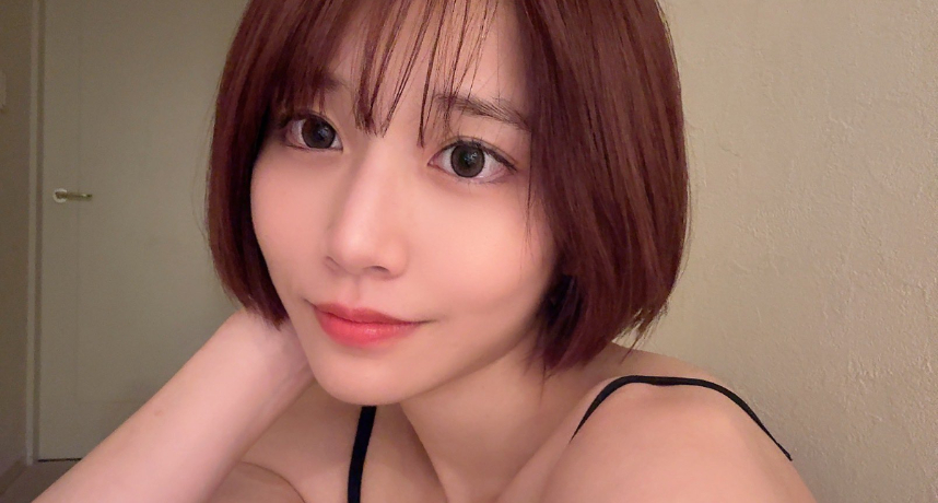 河北彩伽驚喜換上時髦短髮來台參加TRE台北國際成人展!羞喊:十年沒有剪那麼短了,希望大家喜歡