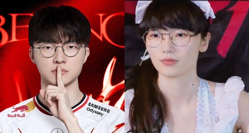這真的不是 Ai 換臉！中國女實況主「莎赫兒」撞臉 Faker 她戴上眼鏡開直播令粉絲全嚇翻