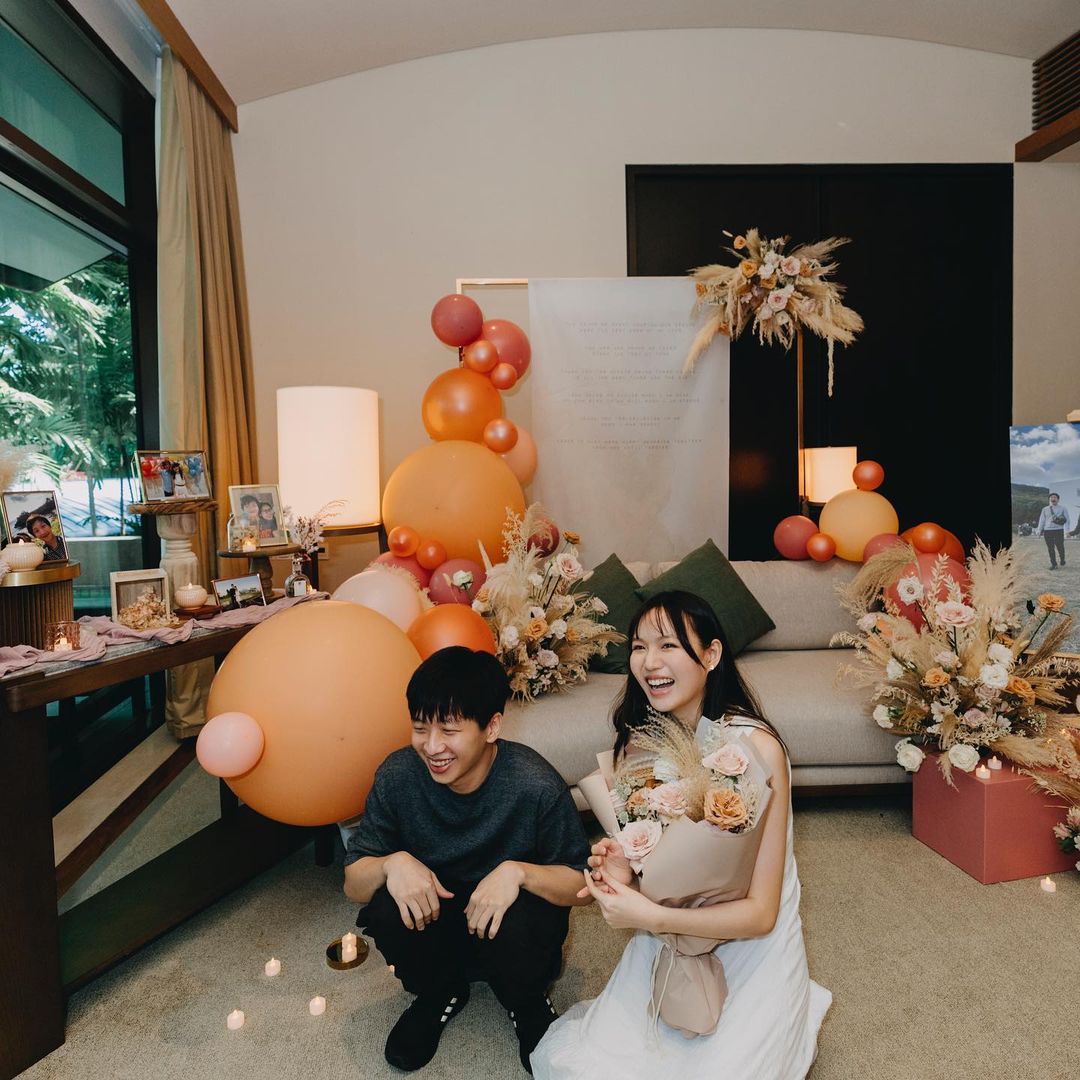 分手采子時陪伴到底!邱鋒澤好友結婚了 文慧如甜曝「求婚經過」