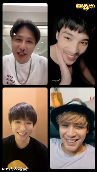 五堅情缺二同框直播　邱鋒澤喊思念陳零九：買了代言的飲料！