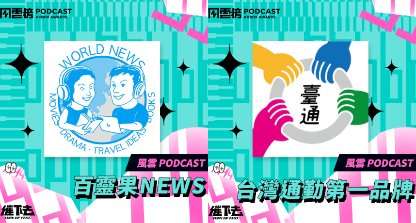 年度風雲 Podcast「百大名單出爐」 呱吉、唐綺陽皆上榜!