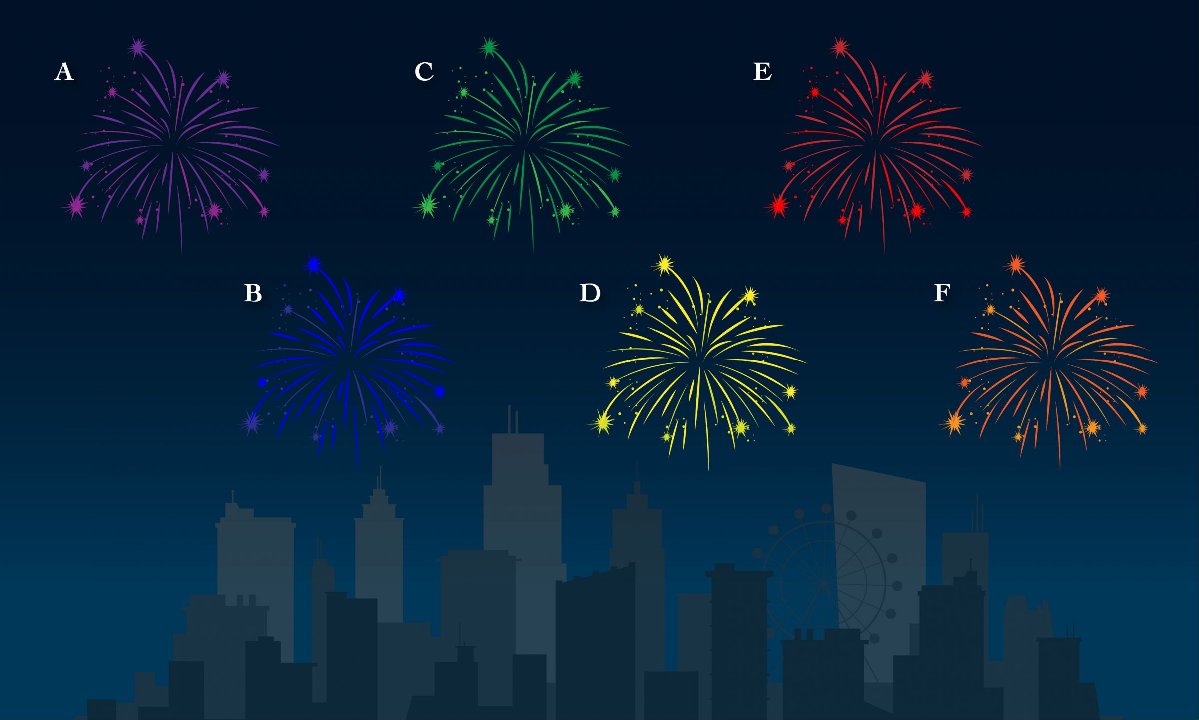 每週占卜/冬天想找伴取暖?選一朵煙花 測近期吸引的桃花