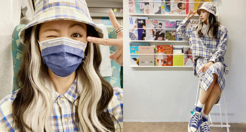 揮別深色髮!李千那新造型超吸睛 網見耳圈染驚呼:好帥