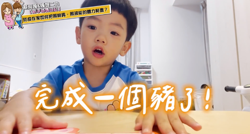 露營、公園都在家!蔡阿嘎分享「小孩放電大絕招」 網見結果笑翻:是消耗爸媽的體力