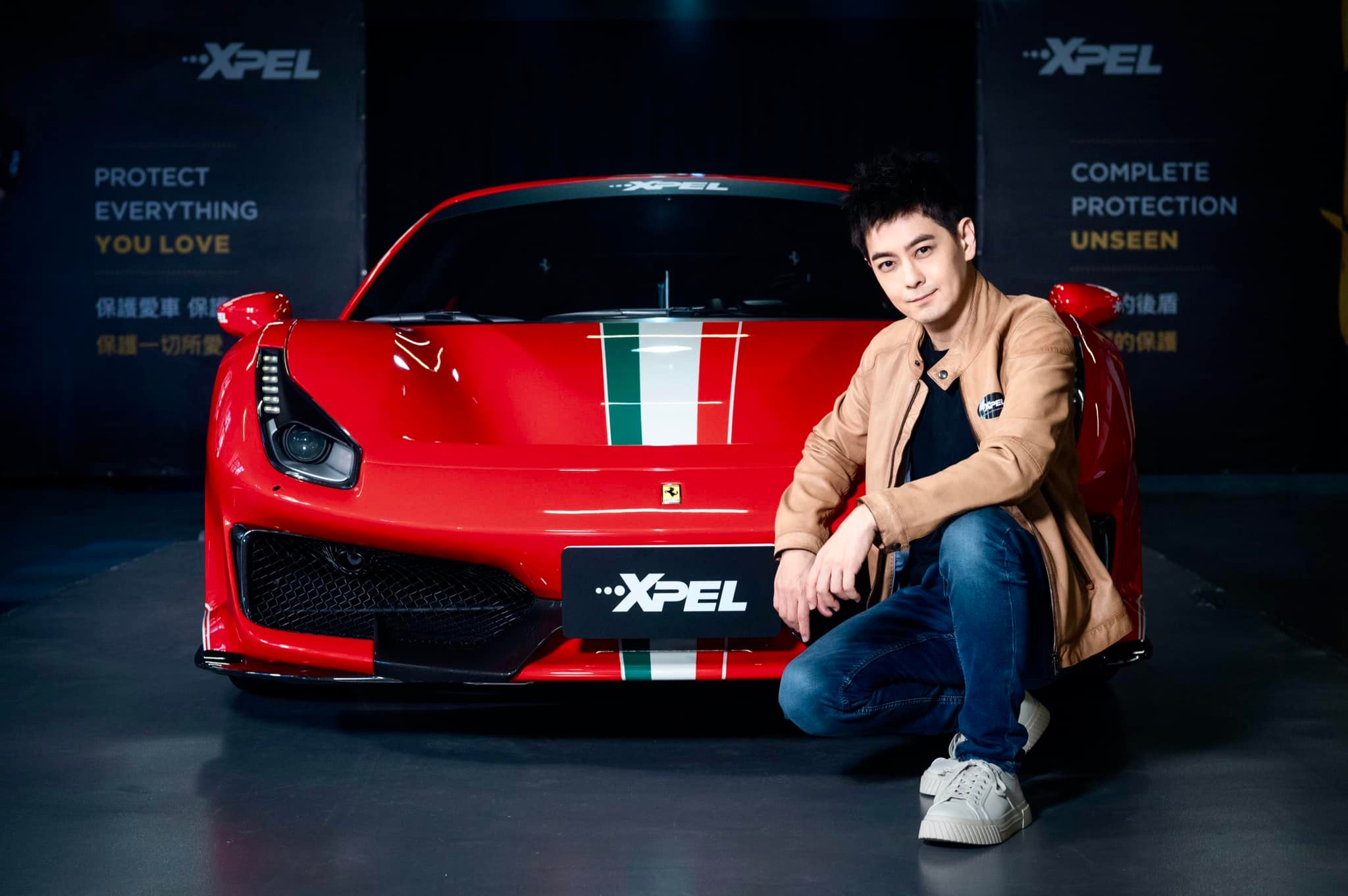 林志穎開2200萬法拉利現身！親揭「車內3禁忌」：上車不能穿牛仔褲