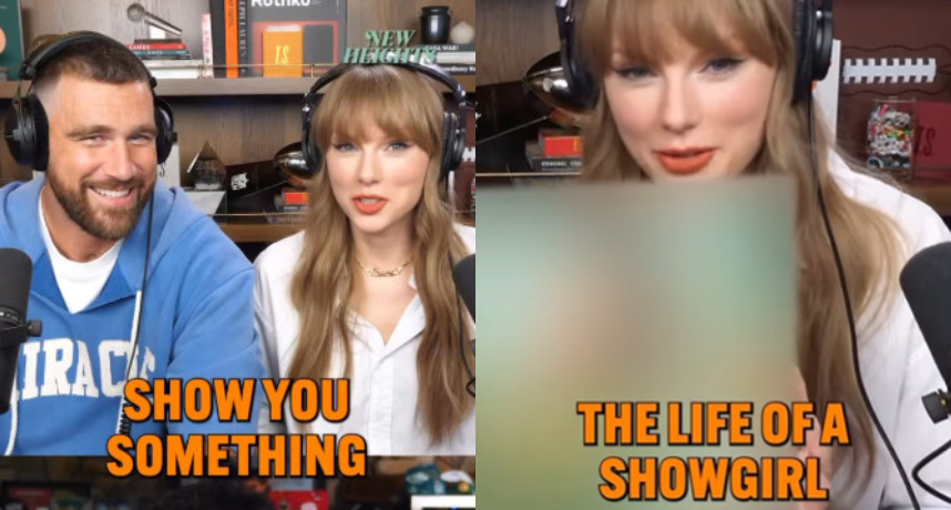 泰勒絲登球星男友 Podcast 放閃官宣全新專輯《The Life of a Showgirl》