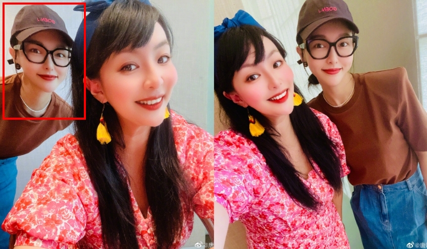 和友人合照濾鏡開過頭!唐嫣甜美臉蛋「歪斜崩壞」 粉絲全看傻:答應我下次別用美顏!