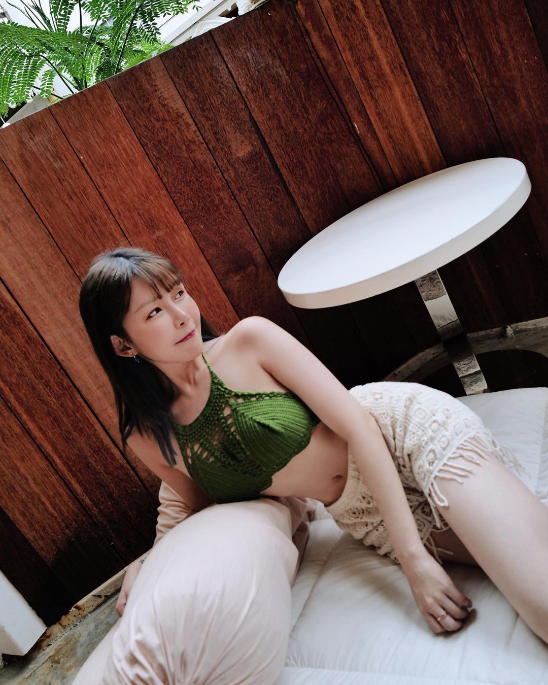 《全明星》阿樂曬比基尼辣照!「不科學腰臀比」惹議 本人喊:真的沒有修圖喔