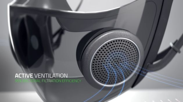 會發光還能擴音!Razer獨推「智慧型口罩」曝:符合N95規格