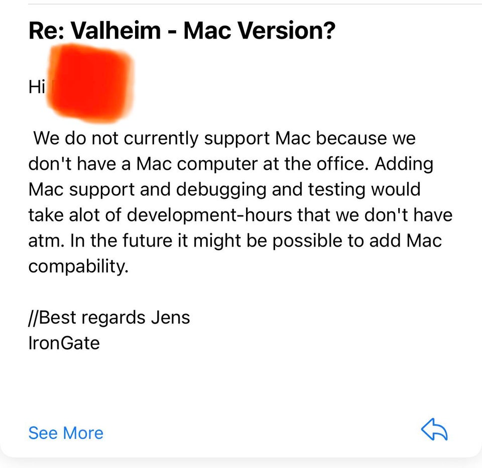 玩家要求支援Mac系統!《Valheim》團隊崩潰:辦公室沒蘋果電腦
