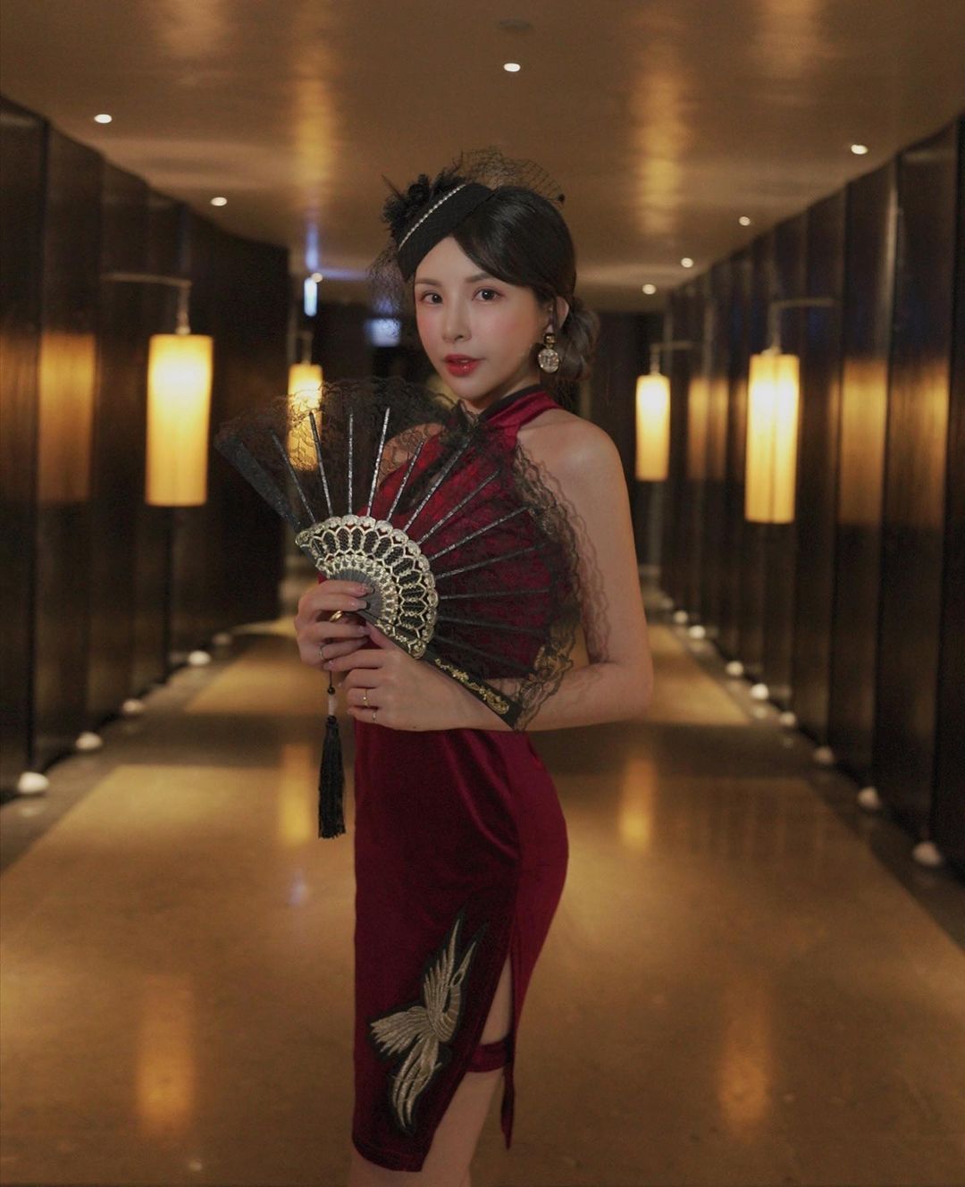 「國光女神」蘇心甯化身旗袍女神!「胸前小心機」引網友暴動:太殺了吧!