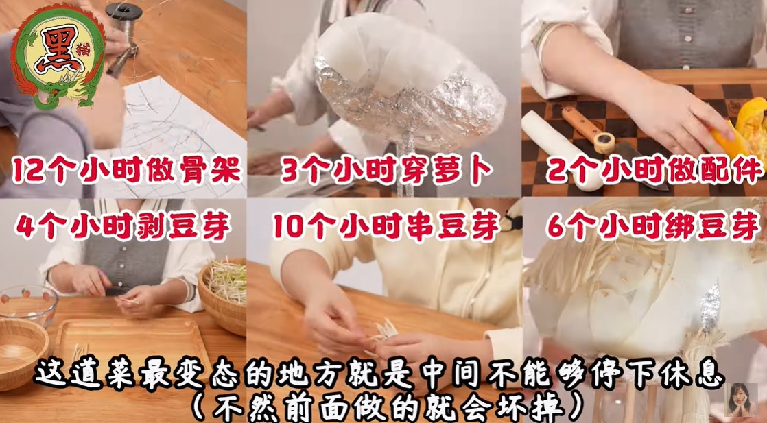 根本現代小當家!YTR費時34hr挑戰料理「鳳凰水晶」 網看完超震撼:還原了我的童年