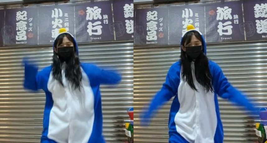企鵝妹重拾戰袍強勢回歸！現身高鐵「換企鵝裝猛晃20秒」網看傻：真的猛
