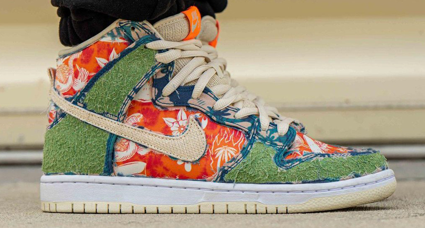 直接用大麻品種命名！Nike SB Dunk High「Maui Wowie」釋出，雙層鞋面充分發揮「草」的力量！