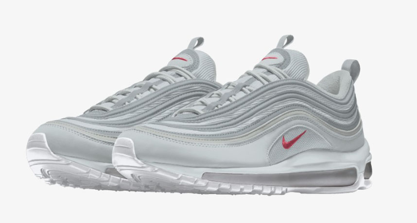 97銀彈不用搶！Nike By You 訂製服務開放 Air Max 97 鞋款，想要什麼彈都能自己配！