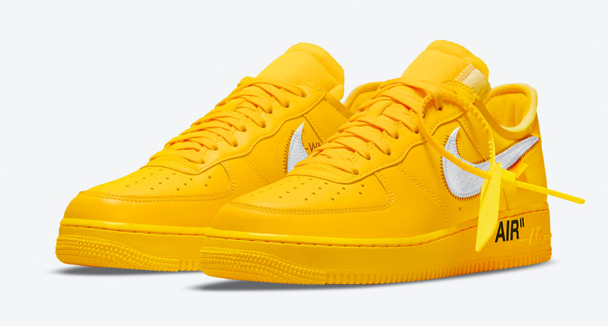 解構之王霸氣回歸！Off-White™ x Nike Air Force 1「University Gold」配色正式釋出！