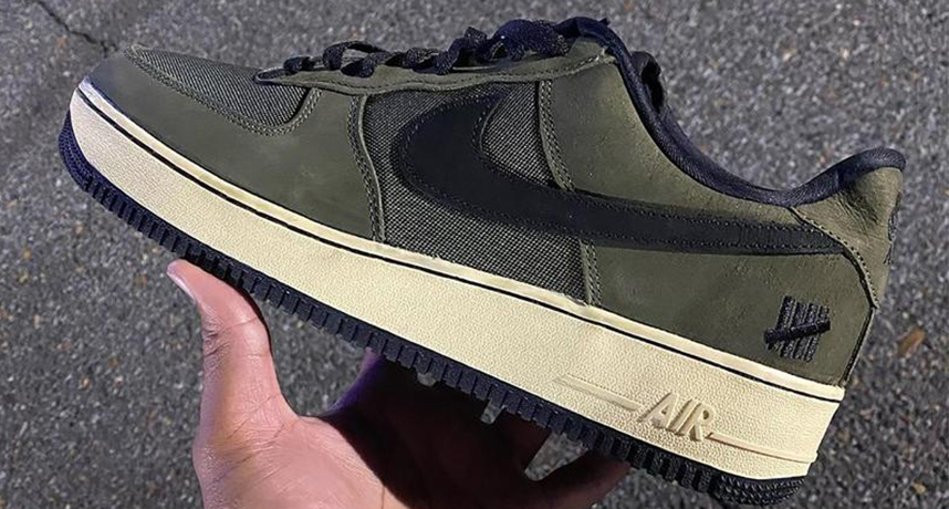 軍裝橄欖綠太燒！UNDEFEATED x Air Force 1 Low 「Ballistic」實鞋碟照曝光！