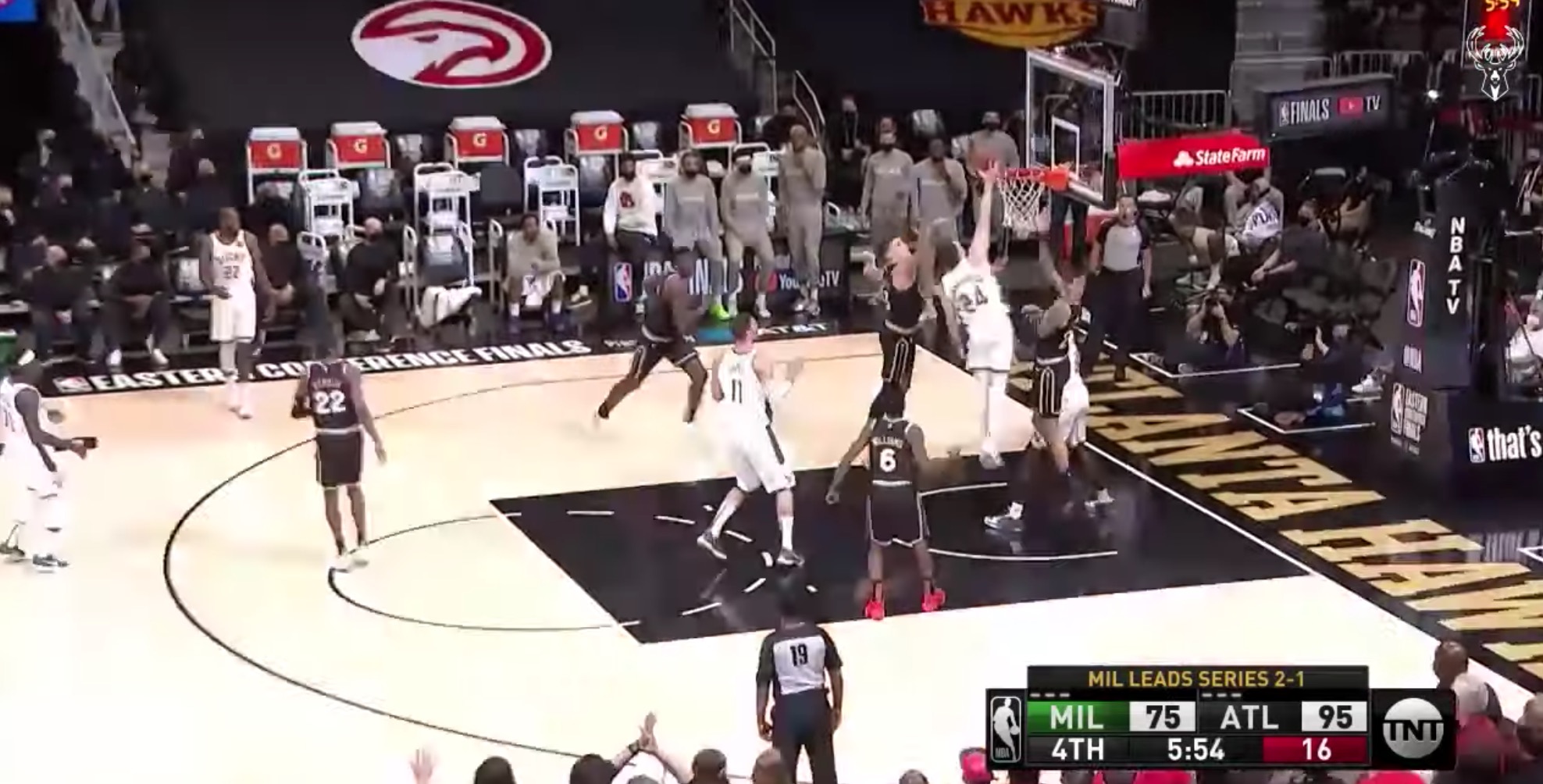 NBA/楊恩缺賽沒關係!威廉斯猛攻21分 率老鷹22分差打爆公鹿