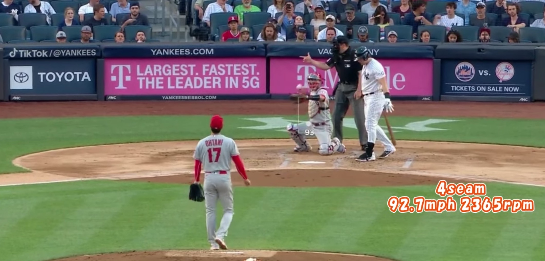 MLB/生涯最慘一役!大谷翔平對洋基大爆炸 0.2局狂失7分退場