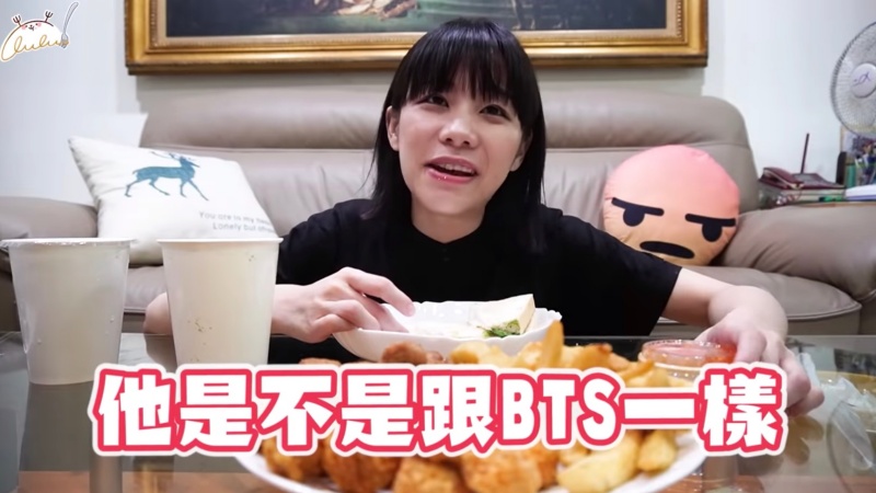 失言?大胃王「路路」提BTS套餐 網傻眼:笑之前先做功課!