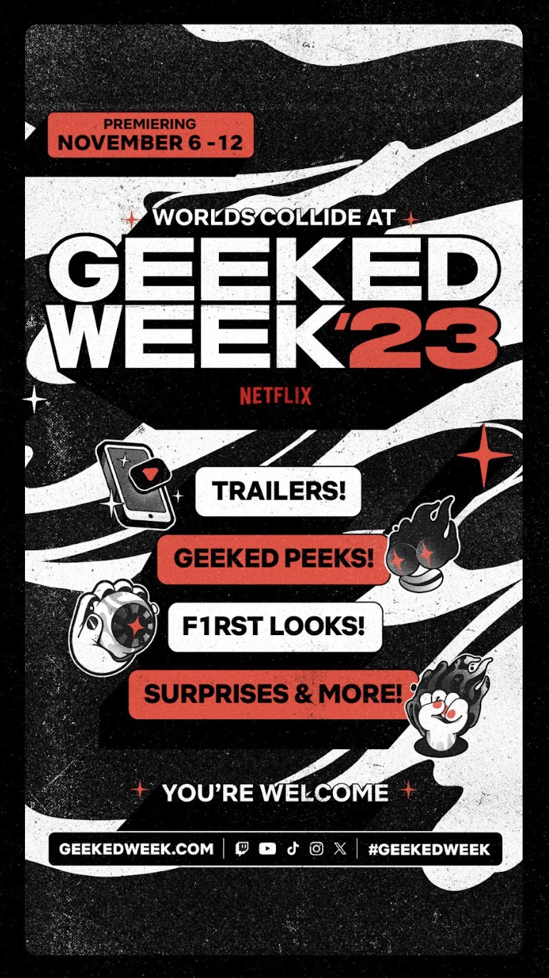 Netflix Geeked Week 非常癮迷週將於 11 月重磅回歸! 正式預告帶領全球粉絲先睹為快