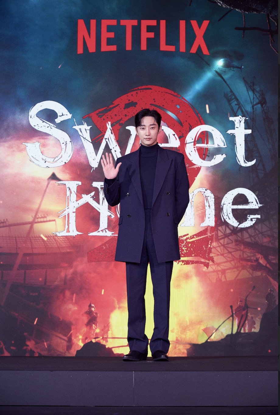 《Sweet Home》第2季上線記者會盛大舉行!宋江大露背肌 展開心房 甚至還叫導演爸爸