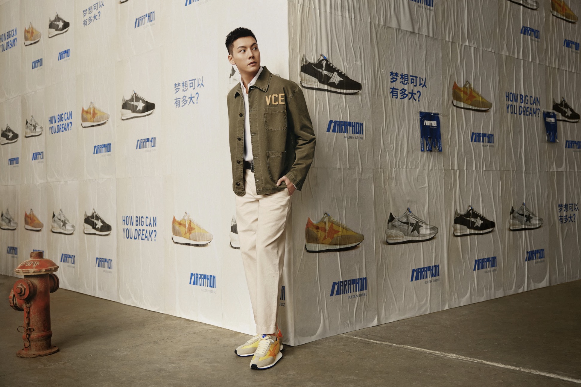 Golden Goose全球品牌大使 陳偉霆代言Marathon運動鞋廣告企劃