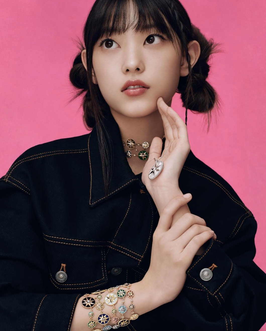 HAERIN演繹 DIOR ROSE DES VENTS 珠寶2024新作形象廣告