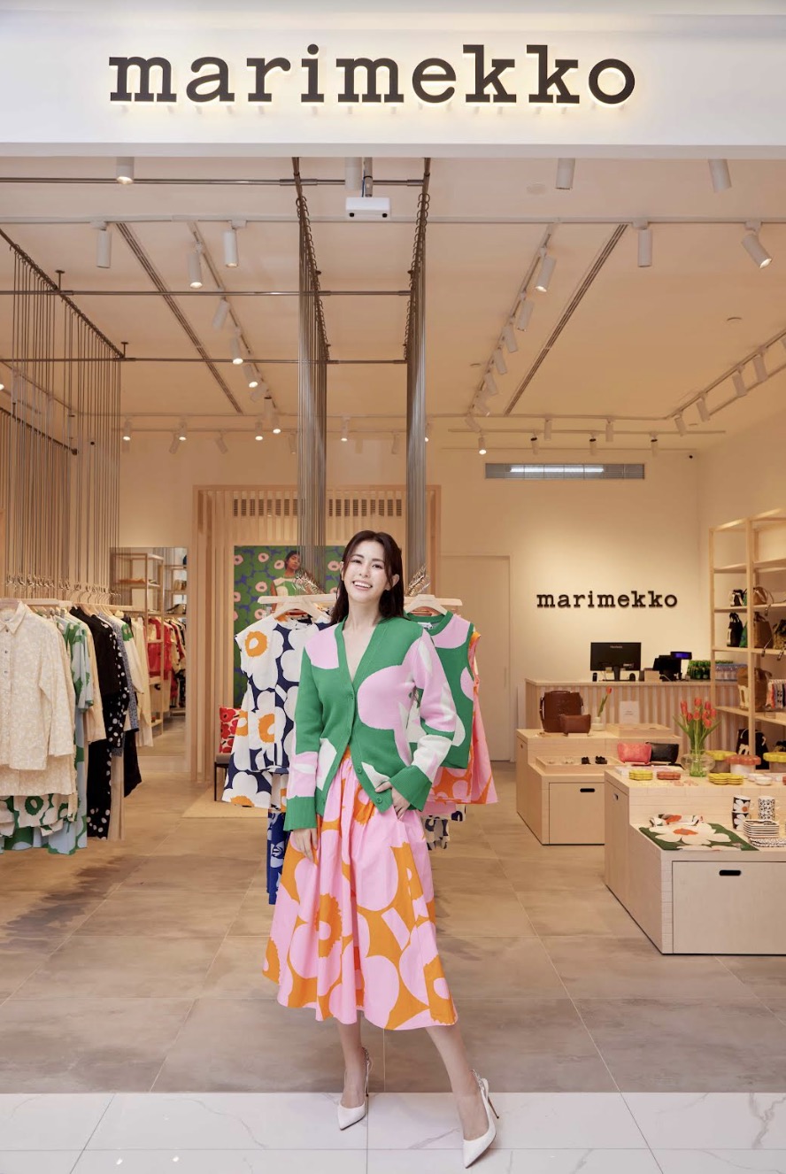 Marimekko 台北SOGO復興館專門店開幕 任容萱俏麗登場 展演2024春夏全新系列