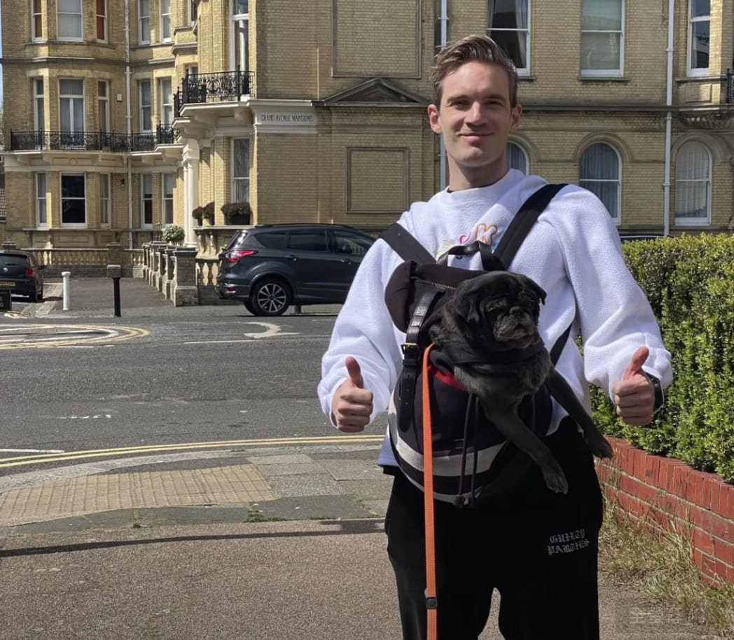 PewDiePie攜妻移民日本!為愛犬租「私人飛機」 網呼: