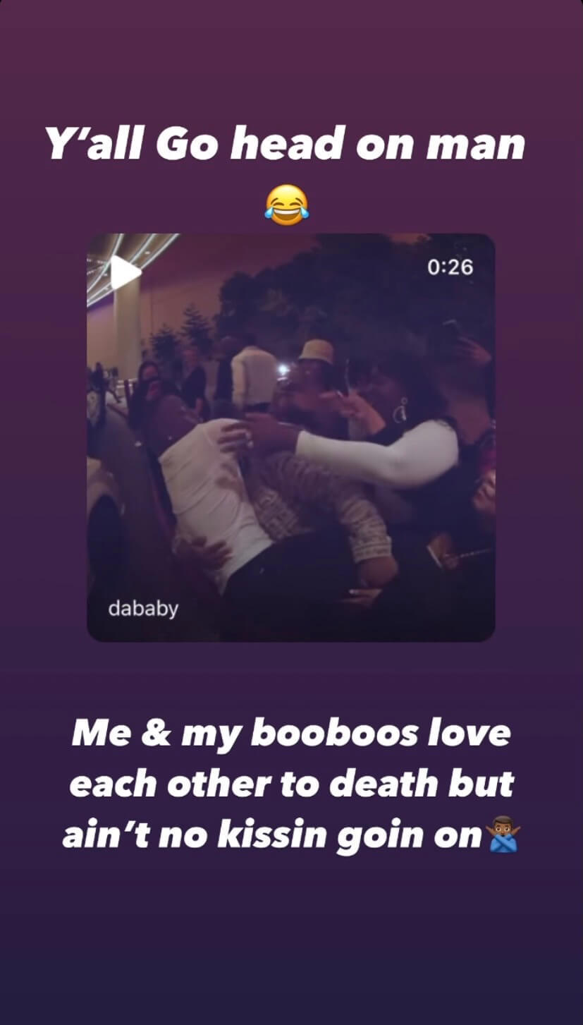 饒舌歌手DaBaby「強吻粉絲」失敗 網笑：尷尬癌都要發作了