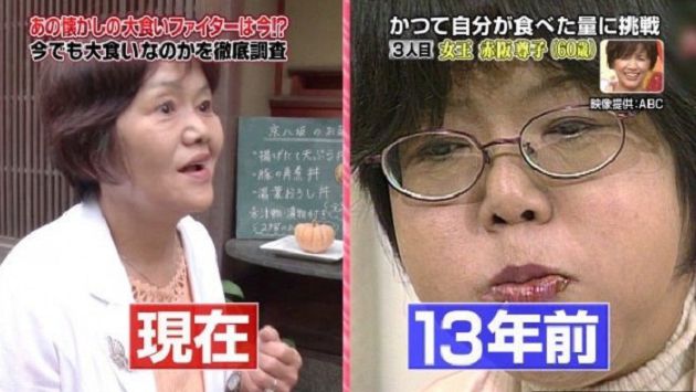 曾稱霸女大胃王界!66歲赤坂尊子「現況曝光」 網:真的老了