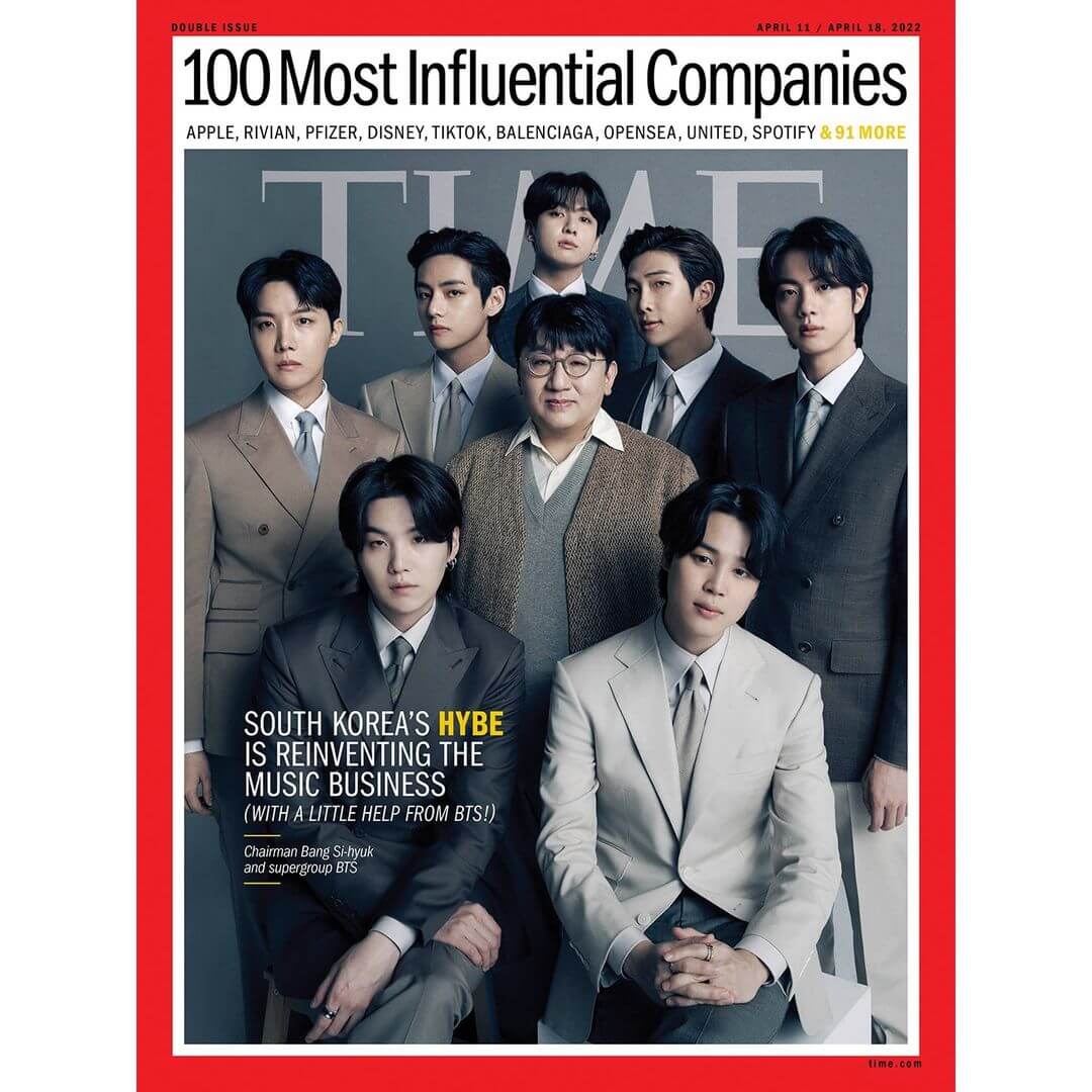 BTS三度登上《時代雜誌》!「C位曝光」掀熱議 葛萊美合體成