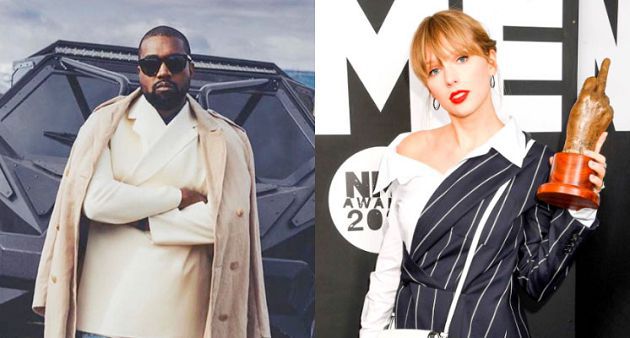 是神的旨意！肯伊威斯特衝上台「搶泰勒絲的麥」：完全沒聽過她