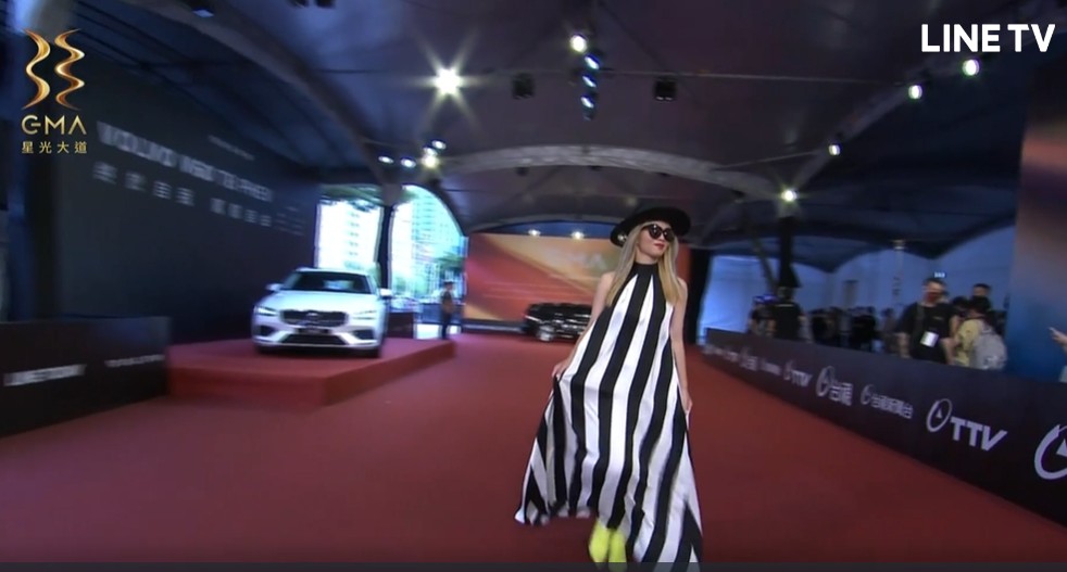 金曲33／壞特?te黑白紋禮服超吸睛　喊話：目標年底出專輯！