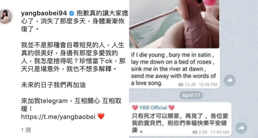 圖片來源/楊寶貝IG