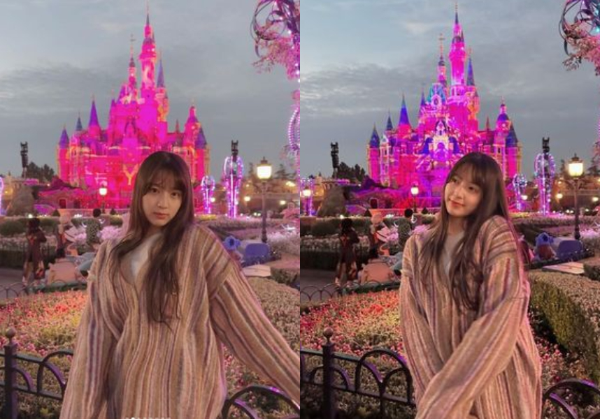 歐陽娣娣少女轉大人!18歲染燙髮「再剪空氣瀏海」 嗨玩迪士尼樂園被讚:溫柔小姐姐
