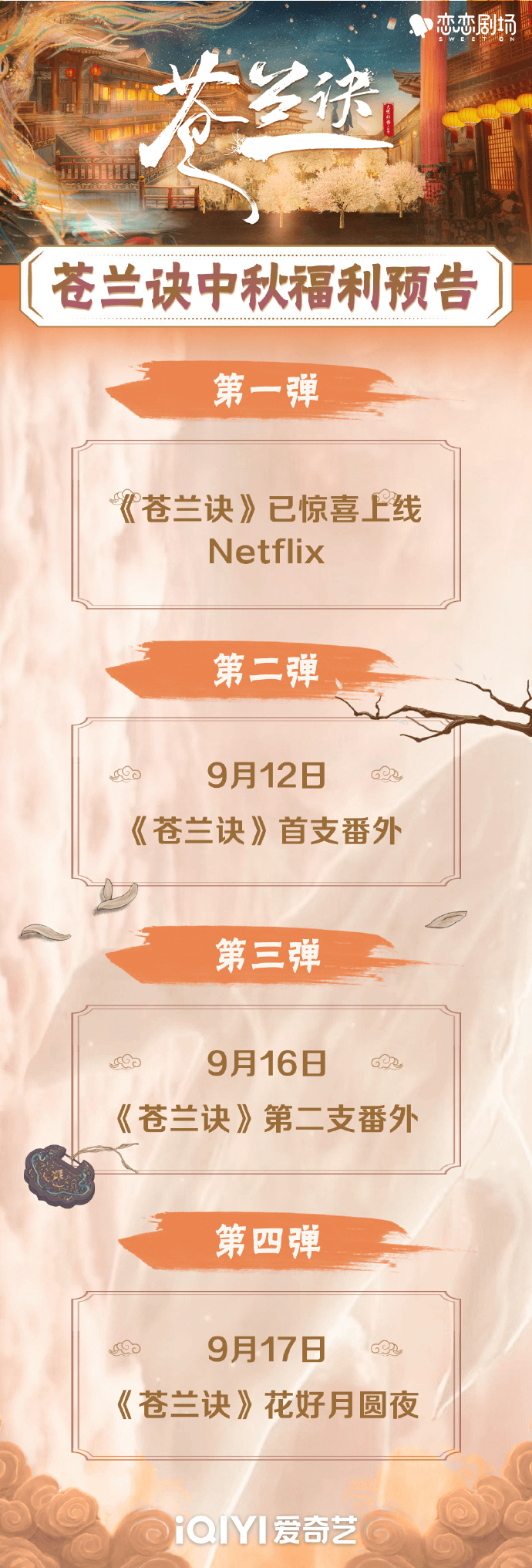 《蒼蘭訣》官宣番外上線日期!重要配角「慘遭劇組除名」 網質疑劇情遭刪減